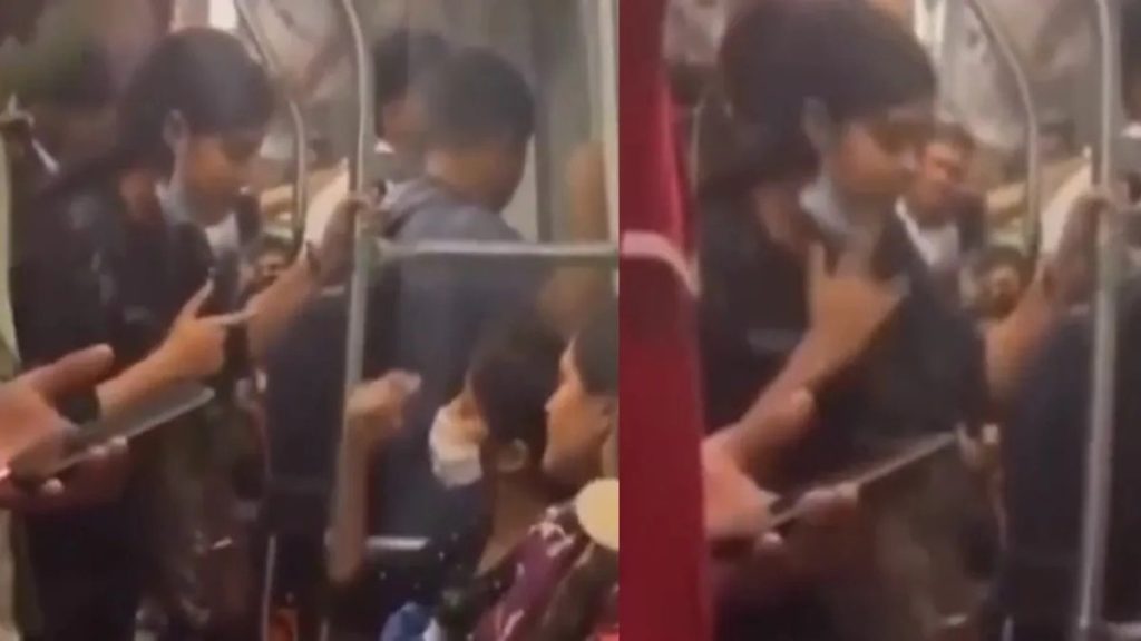 'मेरा बंदा दिल्ली पुलिस SI है, बुलाऊं क्या', Delhi Metro में छिड़ी दो महिलाओं के बीच जंग, जमकर वायरल हुआ Video